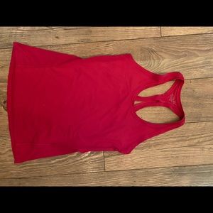 Athleta pink racerback tank